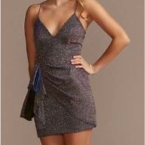 Size 3 Gorgeous metallic homecoming dress! New with tags, never worn.  Paid $130